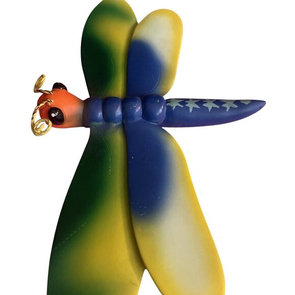 Colorful Metal Ceramic Butterfly & Dragonfly Wall Decor Set Wall Hanging - Picture 8 of 16